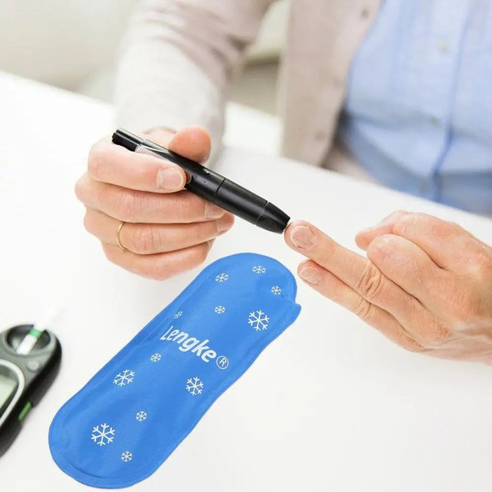Portable Reusable Insulin Gel Ice Pack Cooler – Refrigerated Pill & Diabetic Medication Protector for Travel (1/2/3 Pack)