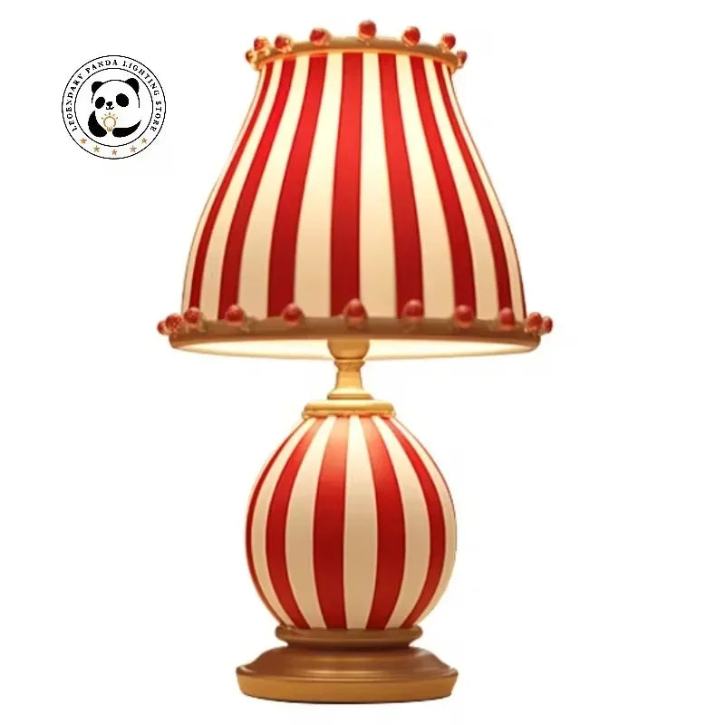Ceramic Accent Lamp – E27 LED & Knob Control