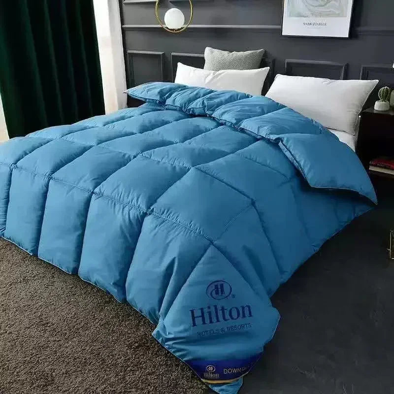 Feather Velvet All-Season Hotel Comforter – Soft Warm Quilt, Air-Conditioner Blanket