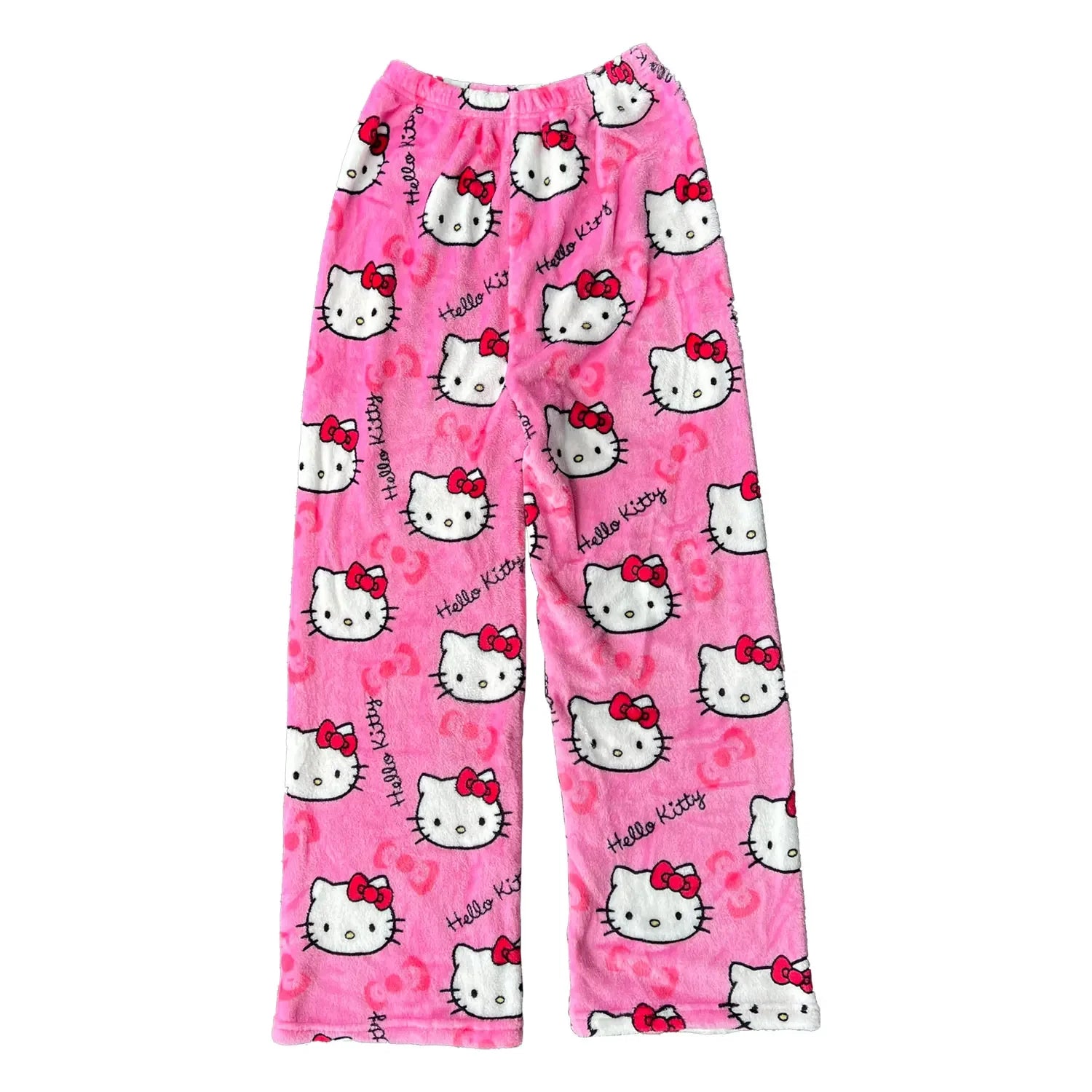 Y2K Hello Kitty Anime Pajama Pants | Cartoon Couple Casual Homewear Trousers