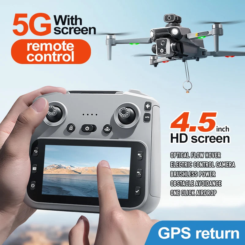 K19 Max Fishing Drone with GPS & 2K Camera