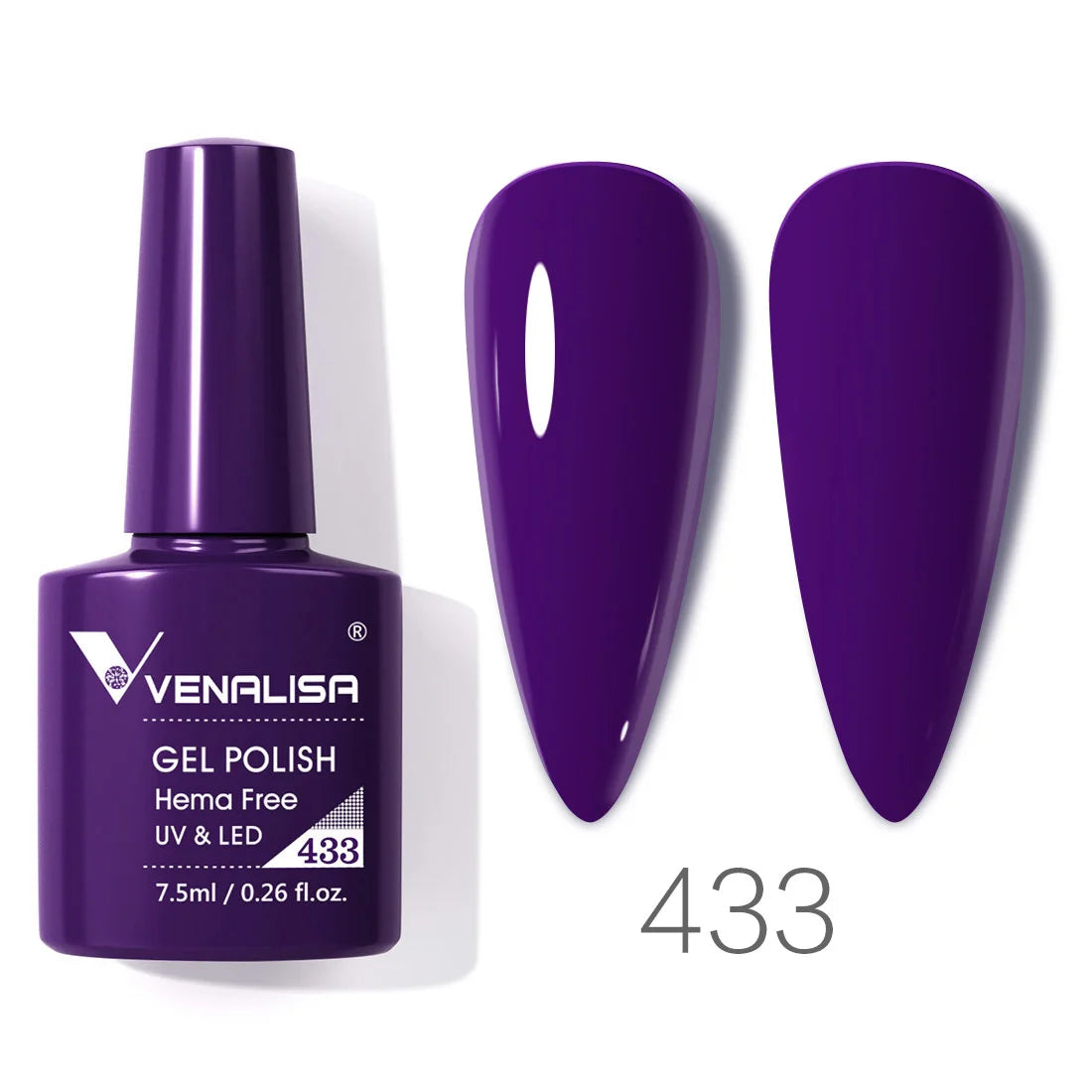 Venalisa VIP4 Gel Nail Polish 7.5ml — Soak Off UV/LED Long-Lasting Color