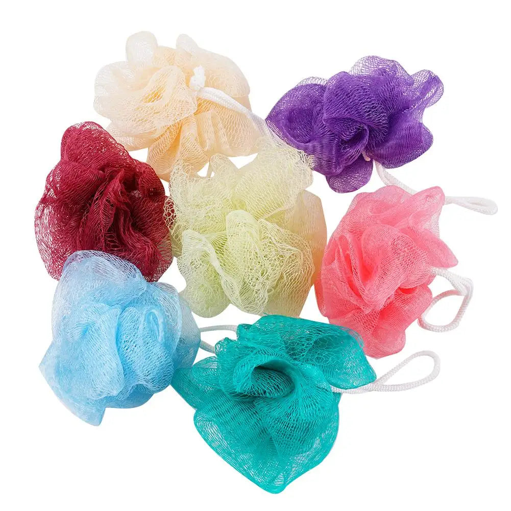 Soft Mesh Foaming Bath Sponge Ball – Exfoliating Body Scrubber & Skin Cleaner