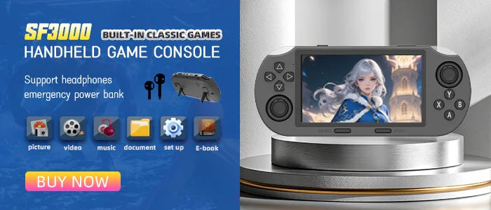 5-Inch IPS Retro Handheld Game Console – 22000 Games, PS1/GBA/MAME Compatible
