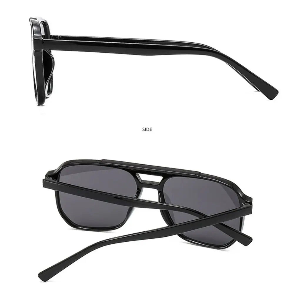 Punk Square Frame Retro Sunglasses | Anti-UV Beach Eye Protection Shades for Men & Women