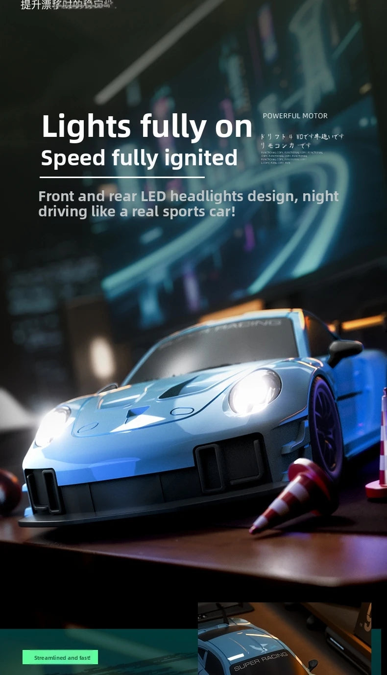 1:24 Scale RC Drift Racing Car – GT3 RS / Porsche 911 / SU7 High Speed Remote Control Models