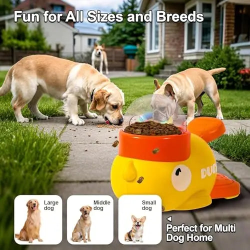 Duck Snack Dispenser Slow Feeder for Small & Medium Dogs