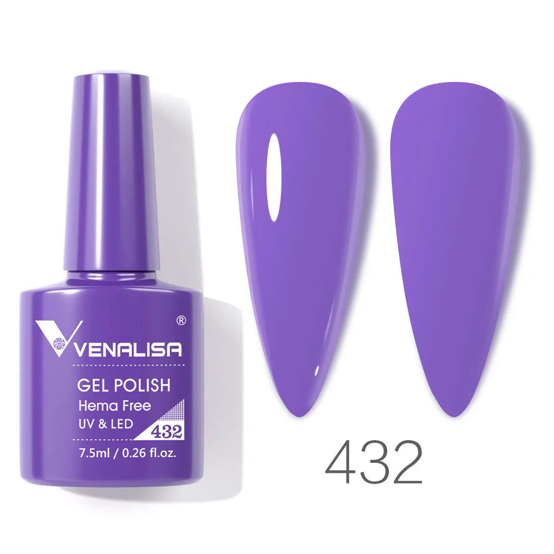 Venalisa VIP4 Gel Nail Polish 7.5ml — Soak Off UV/LED Long-Lasting Color