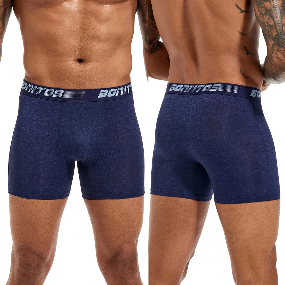 Men's Stretch Boxer Briefs, 4-Pack