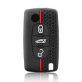 Silicone Flip Key Case Cover for Peugeot & Citroen