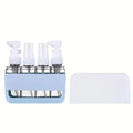 4-in-1 TSA-Approved Leak-Proof Refillable Travel Toiletry Bottles Kit – Airplane Carry-On Accessories