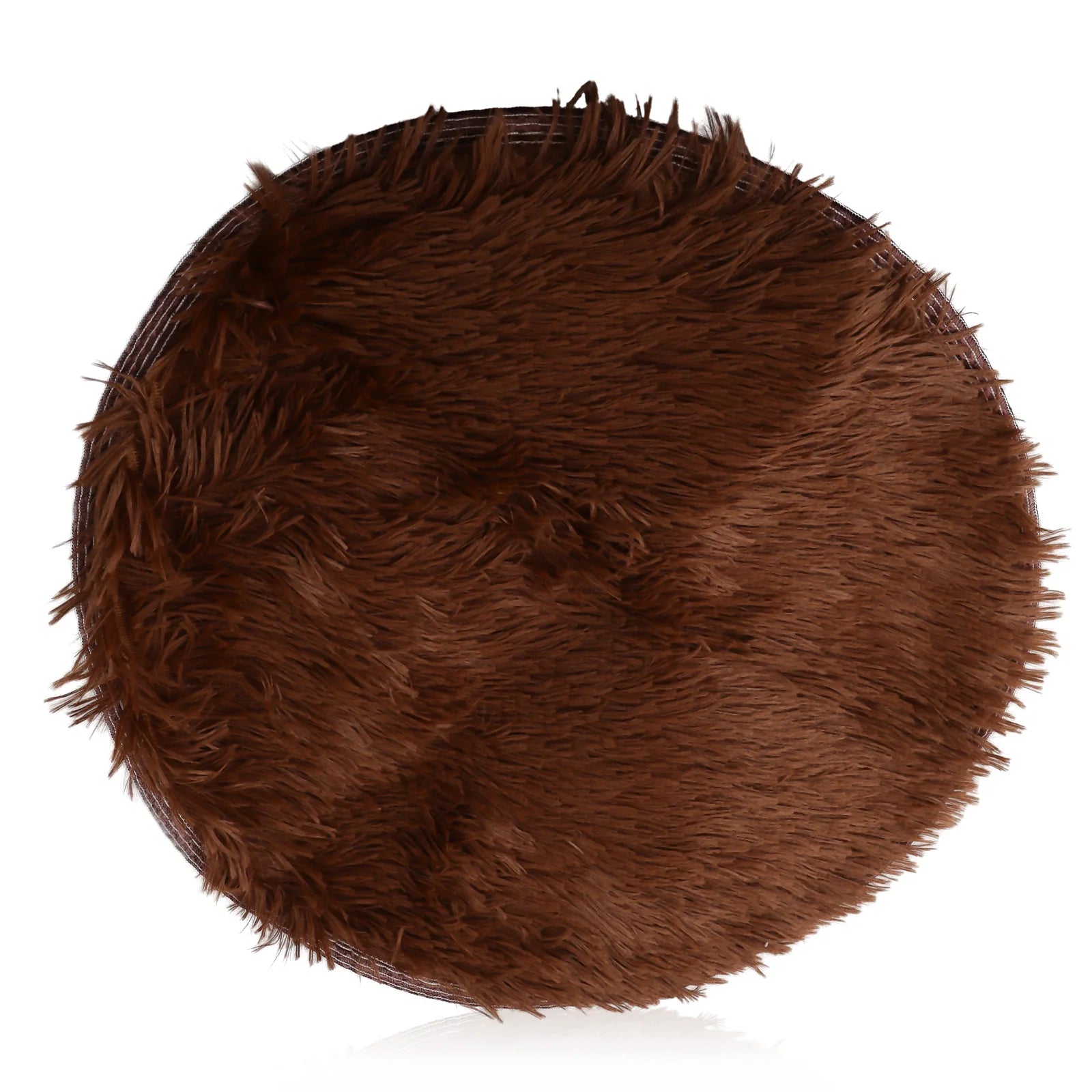 Super Soft Shaggy Area Rug – Anti-Slip 4cm Pile Round Rug for Living Room & Bedroom, 12 Colors & 3 Sizes