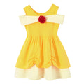 Girls' Princess Costume Dress – Mermaid & Rapunzel One-Shoulder Short Sleeve Summer Casual Vest