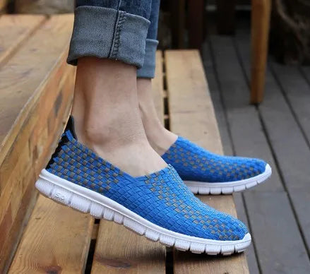 Unisex Handwoven Breathable Loafer Flats