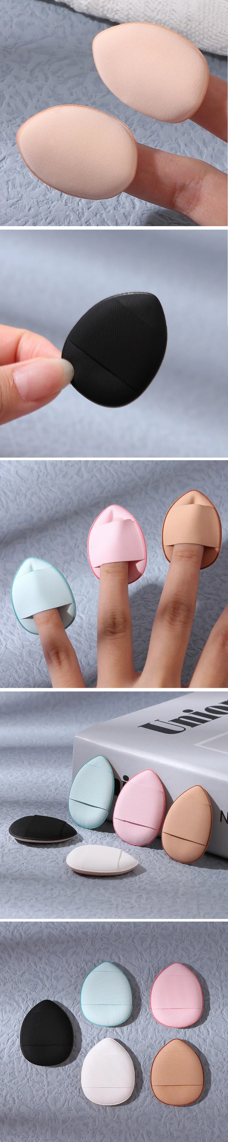 Mini Finger Cushion Puff Concealer Sponge Set