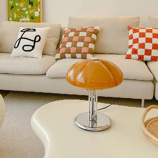Mushroom Table Lamp – Warm White Button Control