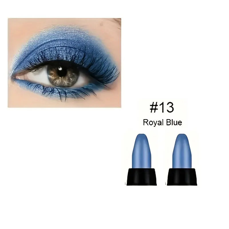 16-Color Pearlescent Glitter Eyeliner Set — Waterproof Long-Lasting