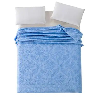 Summer Blanket for Beds | 100% Cotton Solid Color Towel Blanket, Twin, Full & Queen Size Bedspread