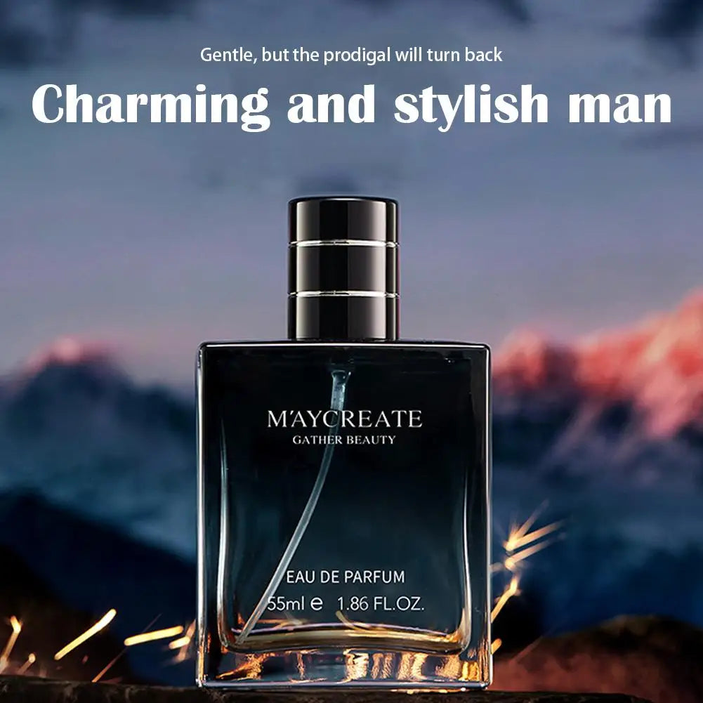 55ml Unisex Cologne Spray – Woody Floral Long-Lasting Fragrance