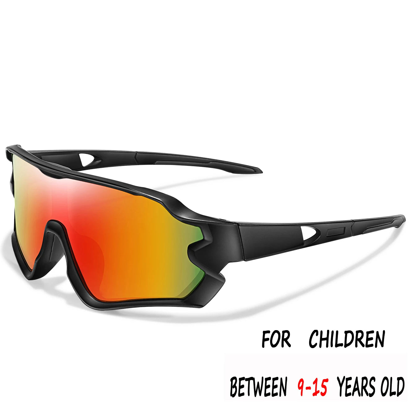 Kids UV400 Cycling Sunglasses — Ages 9–15