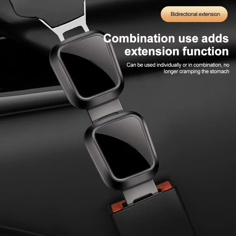 Car Seat Belt Buckle Extender Clip — 2 Pack
