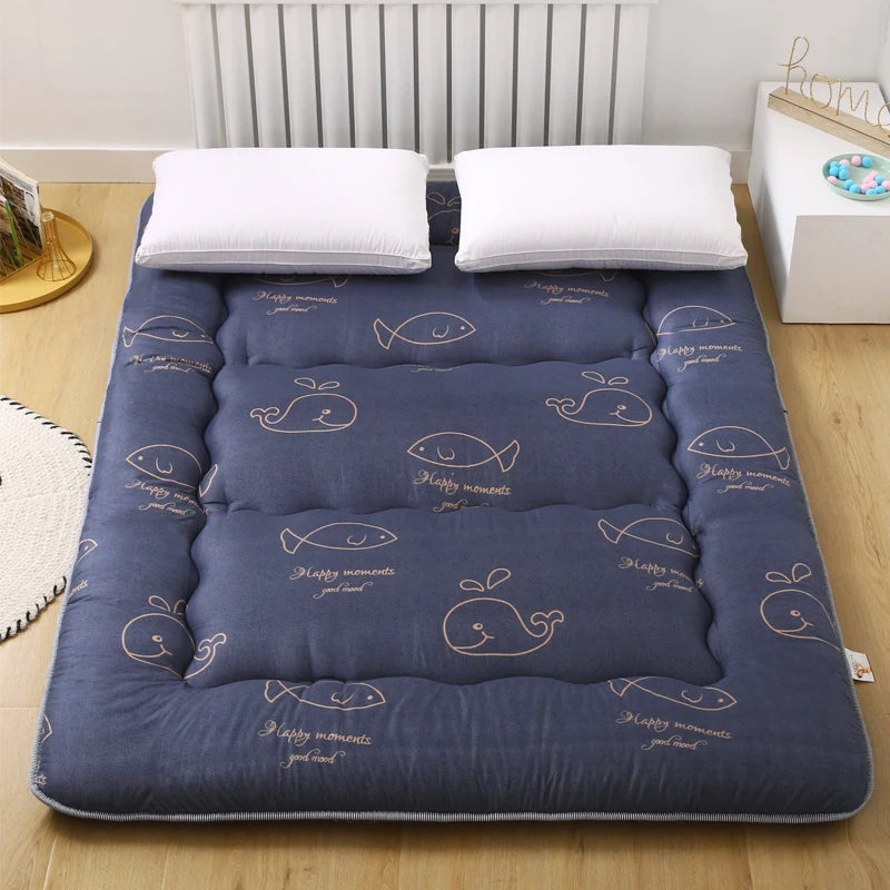 Japanese Thickened Tatami Floor Mattress – Foldable Lazy Bedroom Sleeping Pad, Multiple Sizes