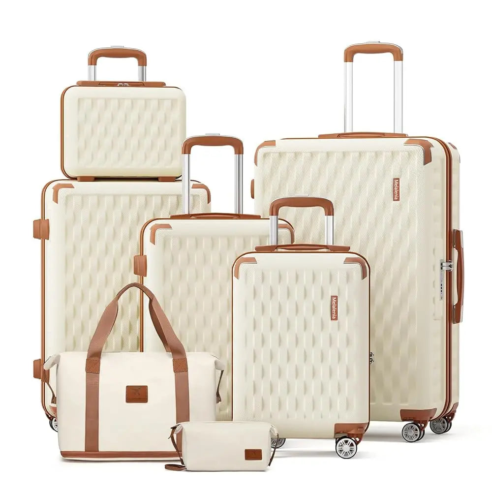 7-Piece ABS Luggage Set – TSA Lock & Spinner Wheels