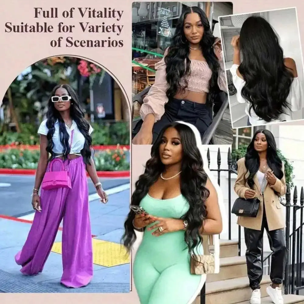 250 Density Body Wave Lace Front Wig | 13x4 13x6 5x5 HD Glueless Pre-Plucked Bleached Knots Brazilian Human Hair