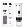 DENOKIN Portable Espresso Coffee Maker – 3-in-1 Capsule Machine with Digital Display for Car, Home & Camping