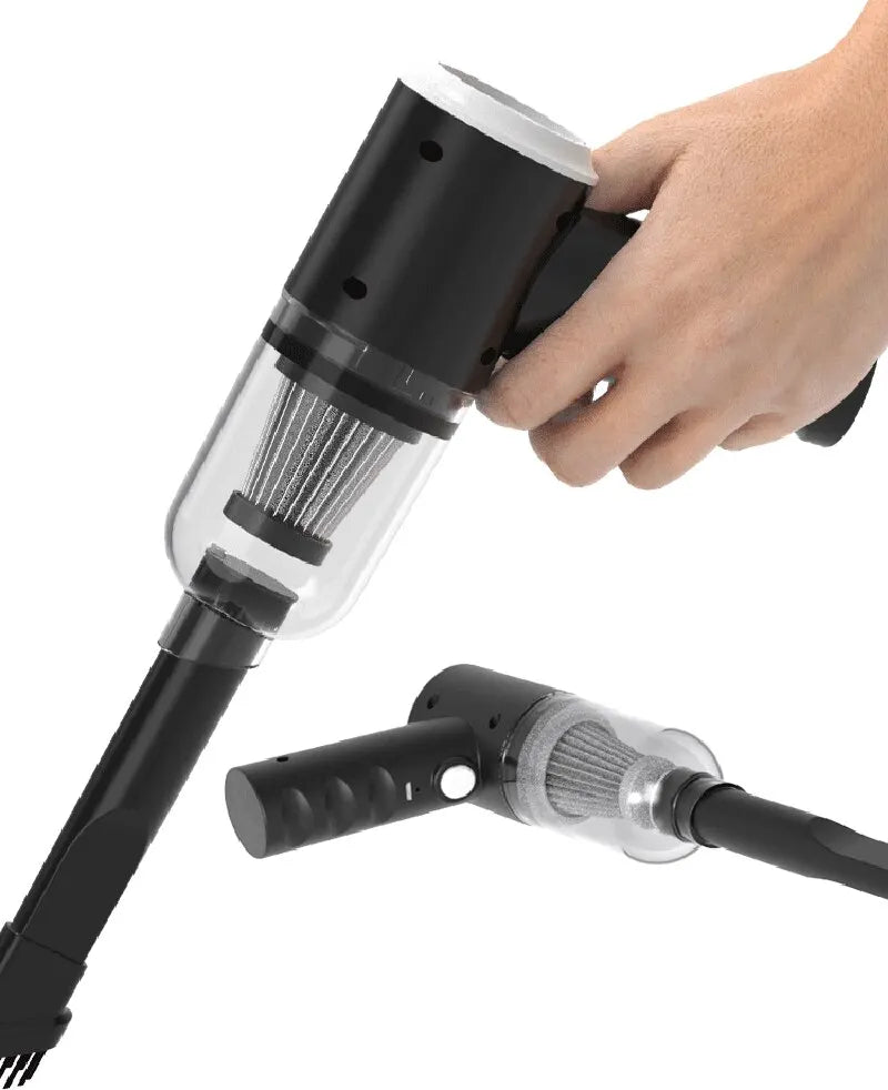 9000Pa Wireless Car Vacuum Cleaner — USB Charging Mini Wet & Dry Handheld Vacuum, 1200mAh