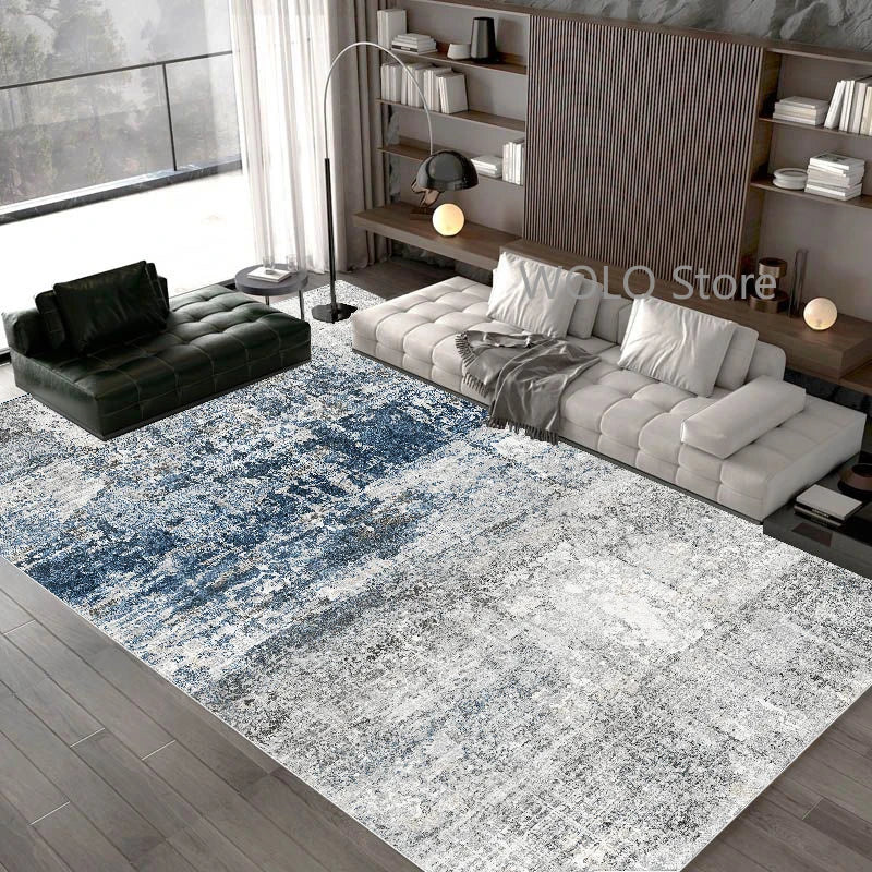 Nordic Abstract Area Rug – Washable Non-Slip Carpet for Living Room, Bedroom & Dining Room