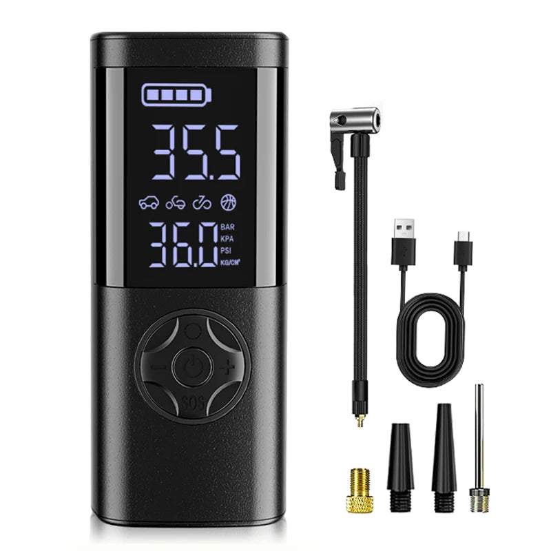 Cordless Tire Inflator with Digital Gauge, 150 PSI