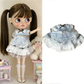 Blythe Doll Outfit Clothing Set – Princess Lace Maid Skirt & Vintage Dress Accessories for OB24 OB22 1/6