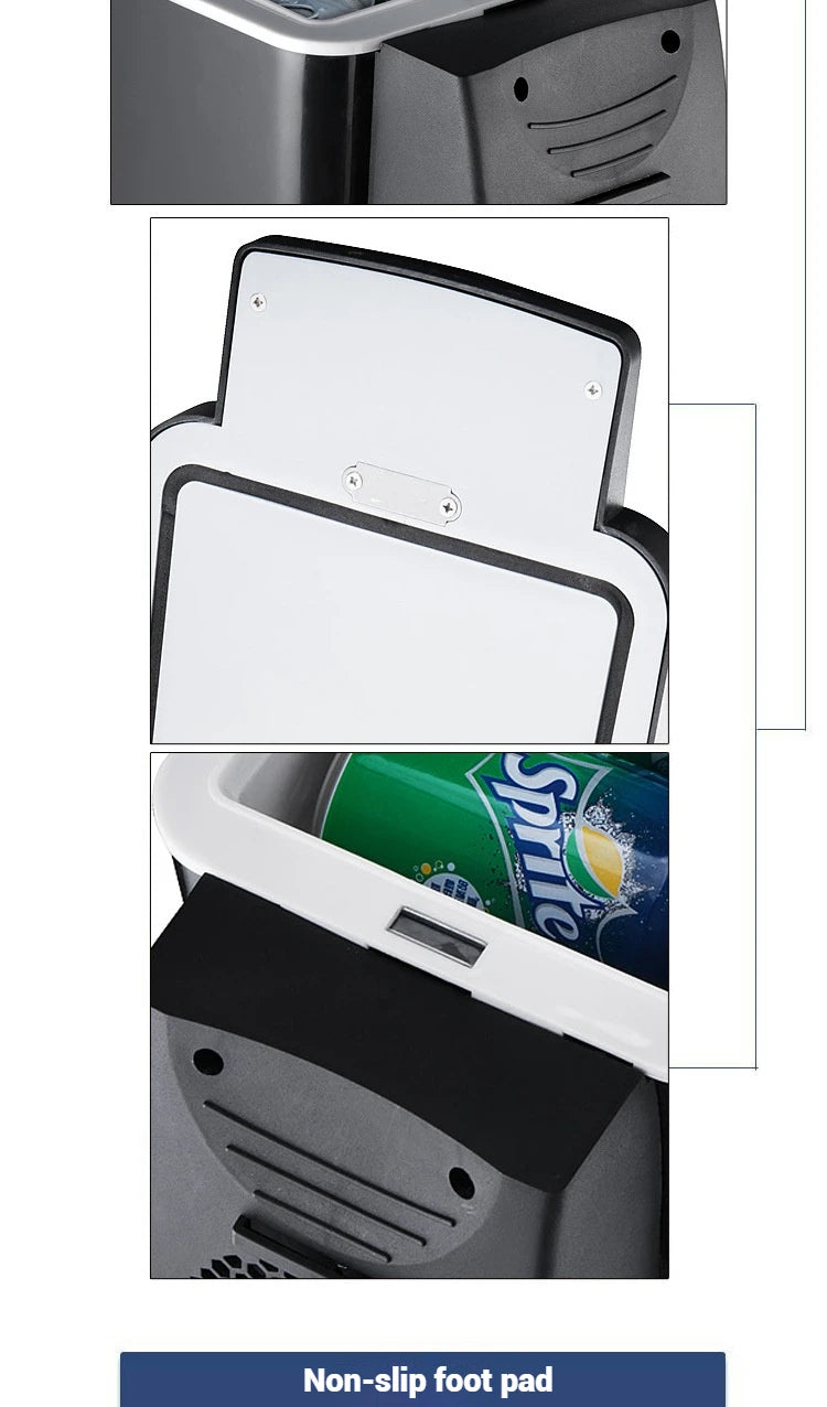 6L & 8L Small Car Refrigerator — 12V/24V Portable Fridge for Home & Camping, Cool & Frozen Drinks for Car & Truck