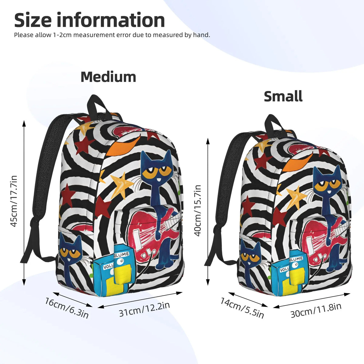 Pete the Cat Backpack – Softback Printed Daypack