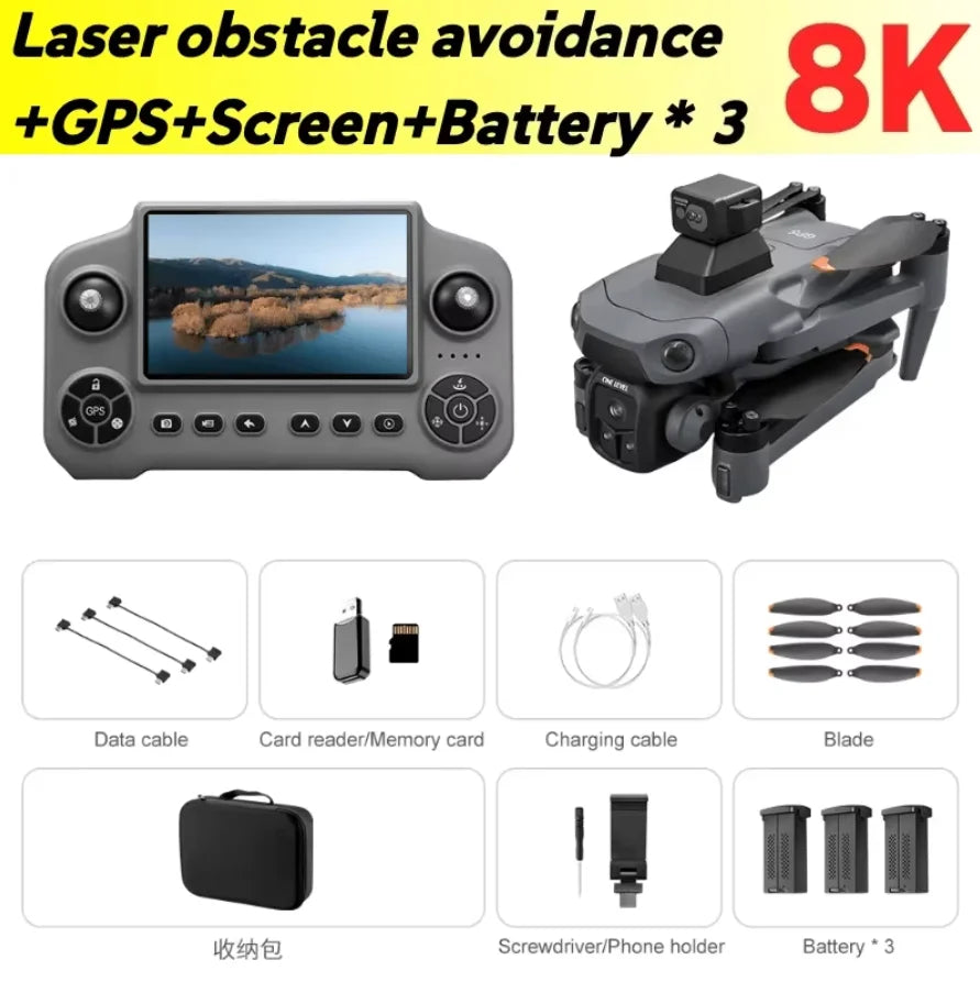 Original GPS Drone V918 Max 4K Professional HD Camera Photography Brushless Foldable Quadcopter Laser Obstacle Avoidance Dron
