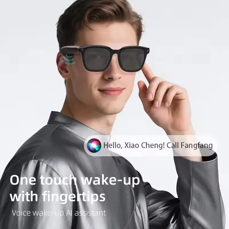 Lenovo AI Smart Glasses — 8MP HD Camera, 4K, AI Translation, Bluetooth Calling & Music