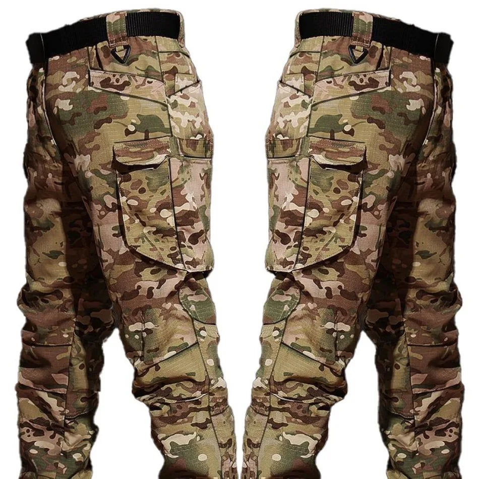 Men's Tactical Camo Combat 2-Piece Set – Waterproof Quick-Dry Hunting Training Suit