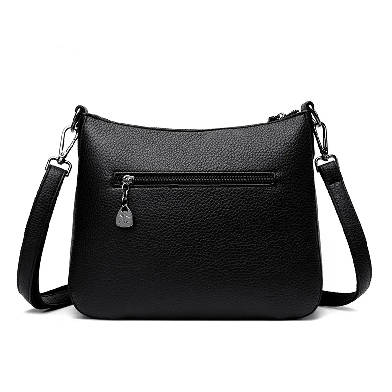 Luxury PU Tote Bag – Sequin & Tassel Designer Shoulder Crossbody Handbag for Women