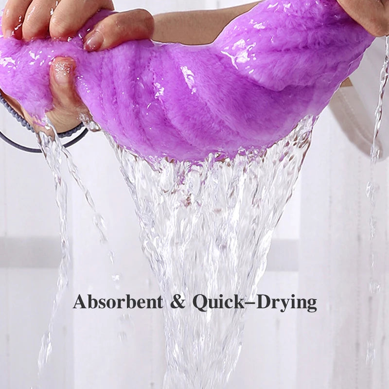 2-Piece Super Soft Coral Velvet Bath Towel Set – Highly Absorbent, Hotel & Spa Quality
