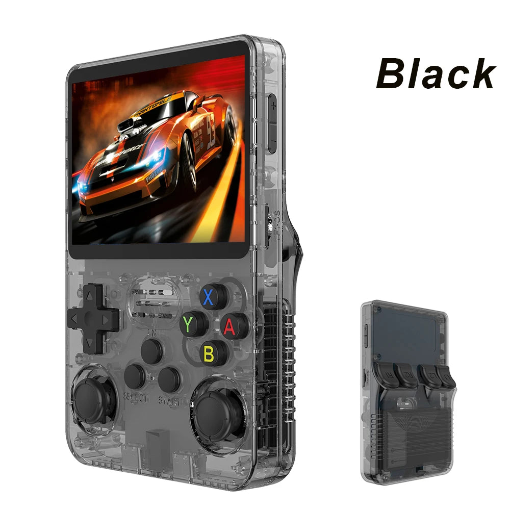 R36S Retro Handheld Game Console — 128GB, 3.5" IPS Screen, Linux, 64GB Games