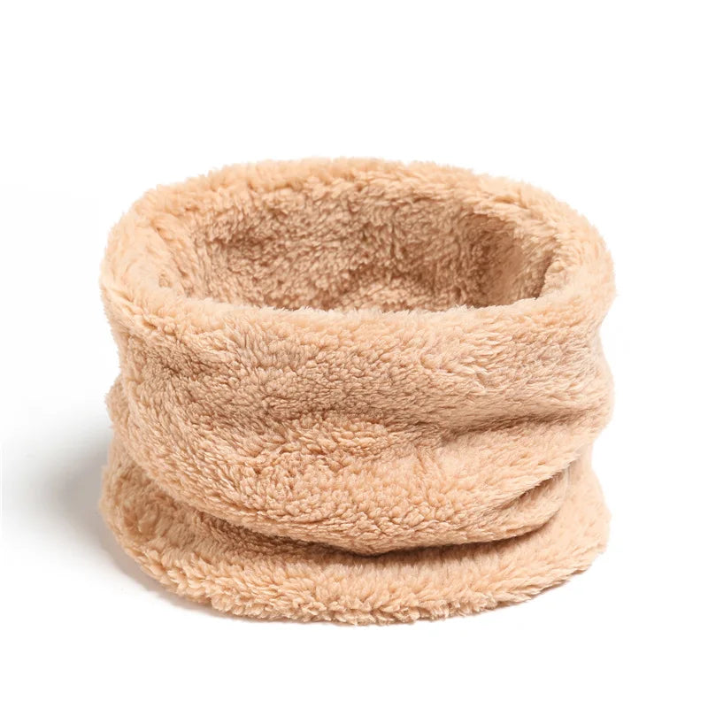 Winter Plush Ring Scarf — Warm Neck Warmer Unisex