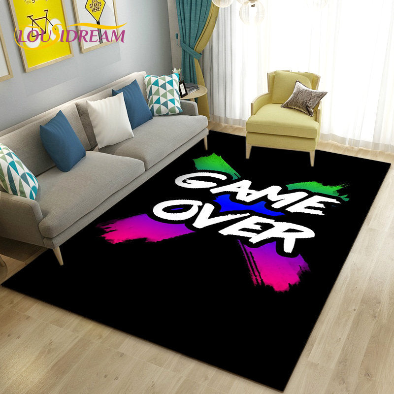 3D Game Controller Area Rug – Non-Slip Kids Carpet for Bedroom, Living Room & Playroom