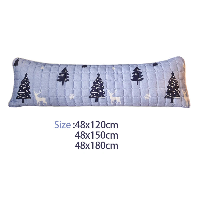 Quilted Long Body Pillow Case – Soft Cotton Cartoon Print, 120/150/180cm
