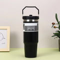 30oz Vacuum-Insulated SS Travel Tumbler with BPA-Free Tritan Lid – Hot & Cold, 900ml, Black/Green/Pink/White