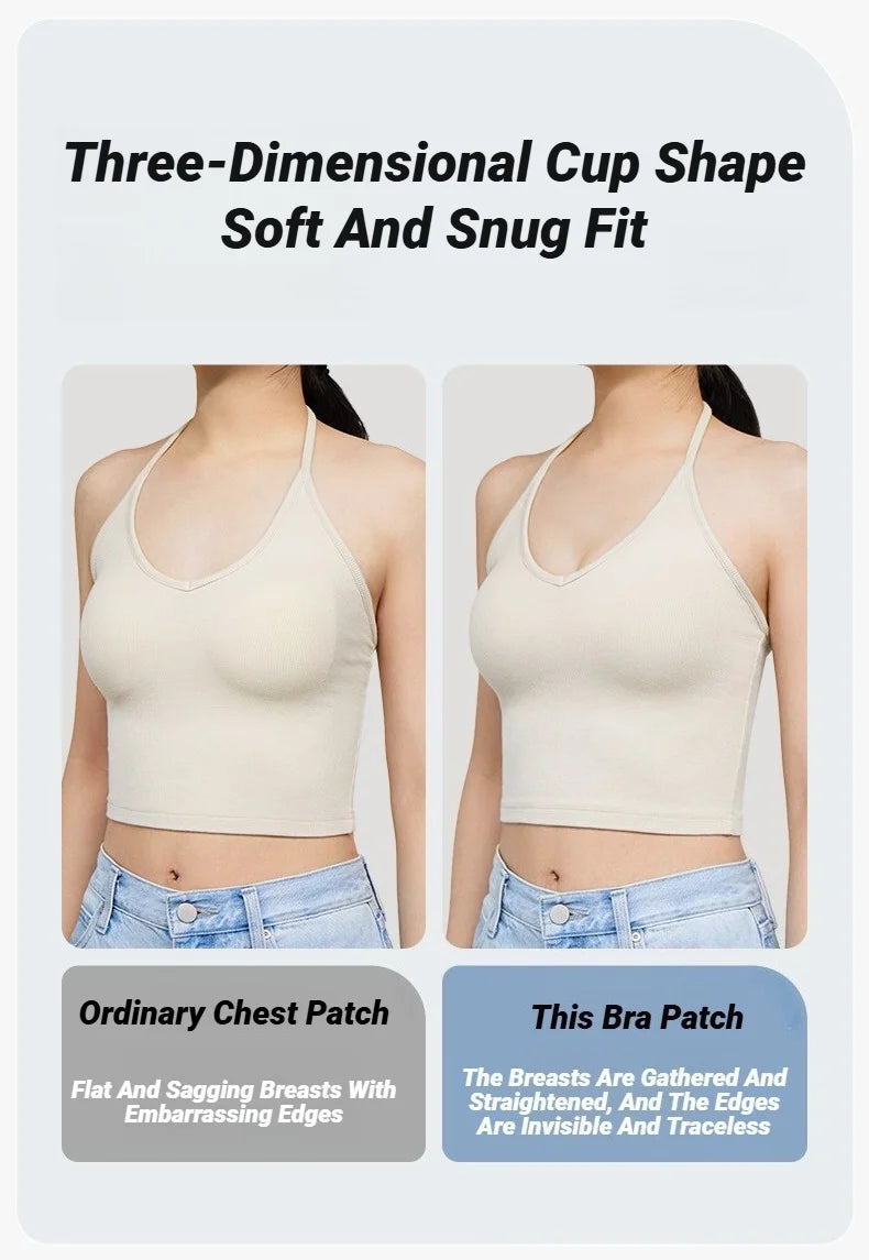 Silicone Adhesive Push-Up Bra — Waterproof Invisible Bra for Backless & Wedding Dresses