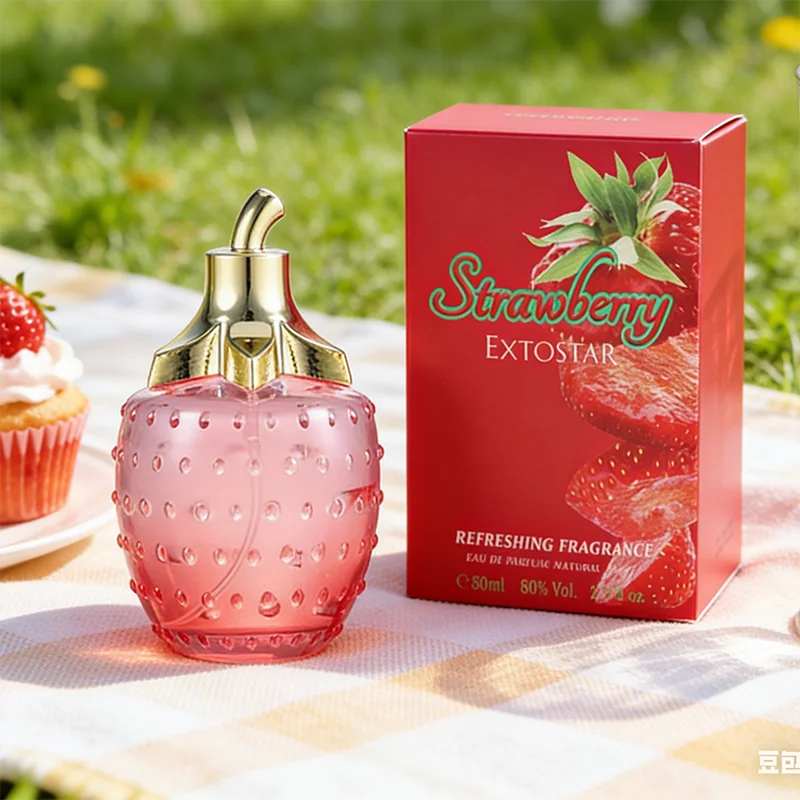 Strawberry Charm Women’s Fragrance Spray 80ml – Fruity Oriental Rose & Jasmine Perfume
