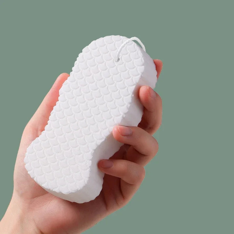 Soft Sponge Body Scrubber for Baby & Adults – Exfoliating Bath Scrub Sponge & Dead Skin Remover