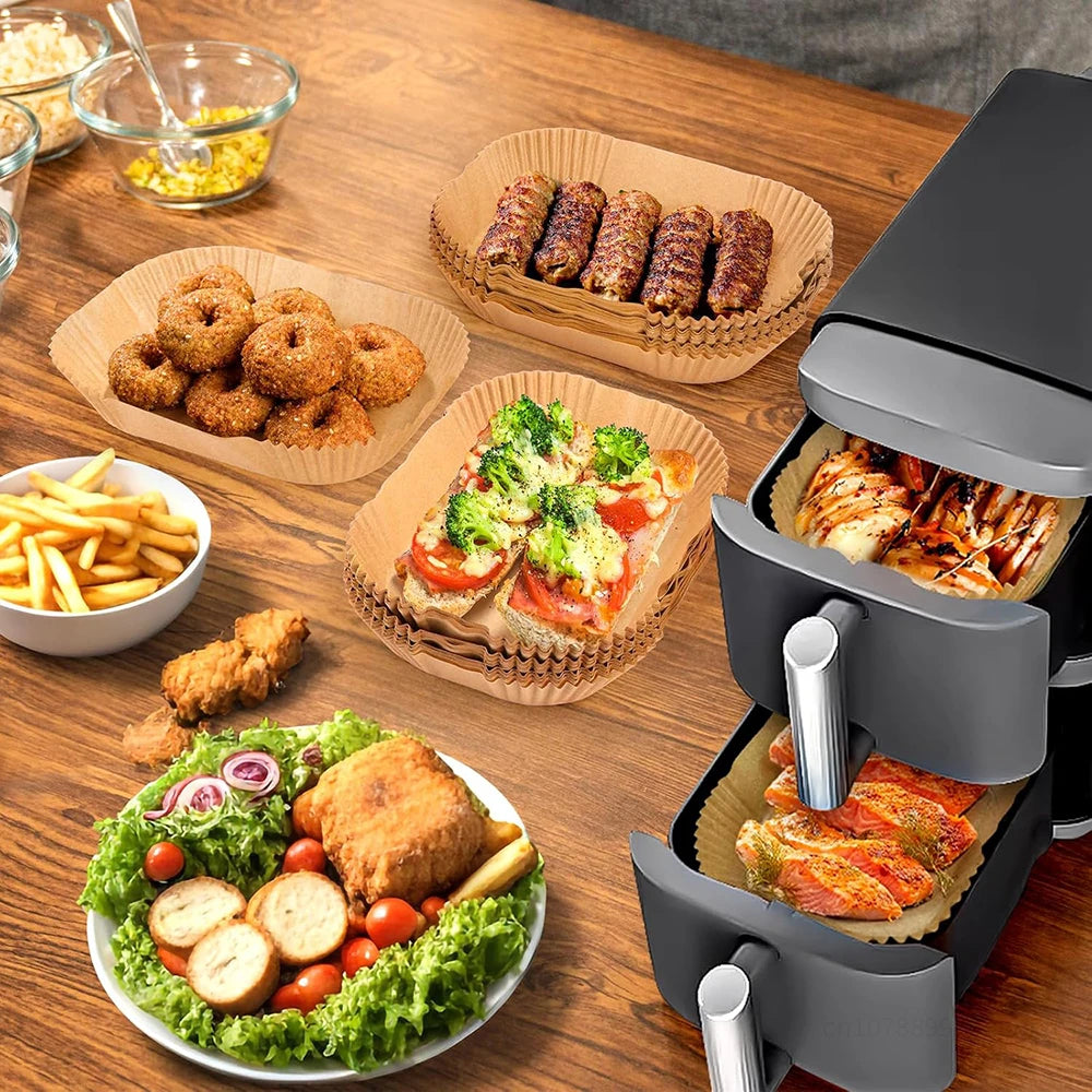 Air Fryer Paper Liners for Ninja – 20.5 × 14cm