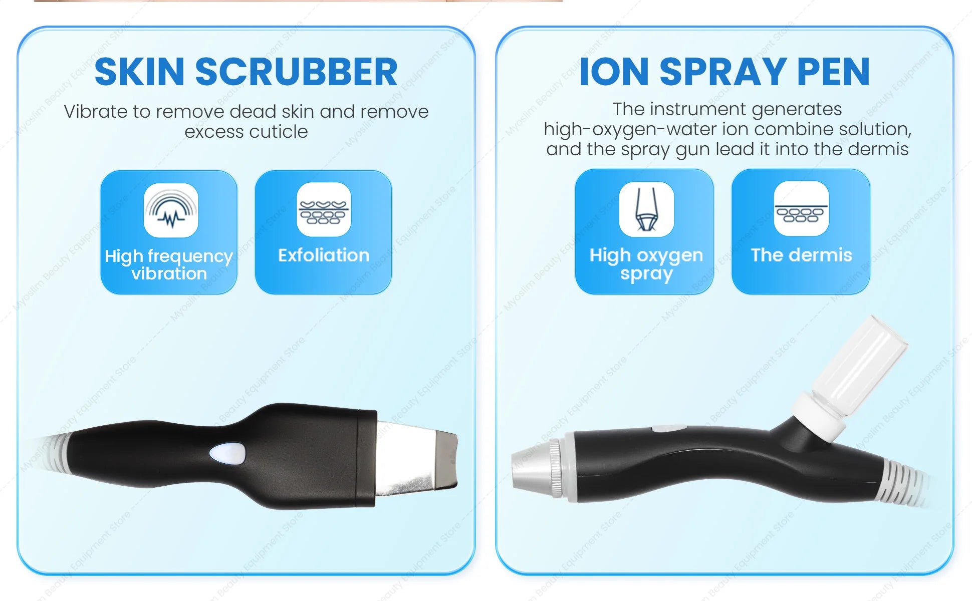 MYOSLIM 7-in-1 Smart Skin Analysis & Beauty Machine – Blackhead Remover, Wrinkle Reduction & Skin Tester